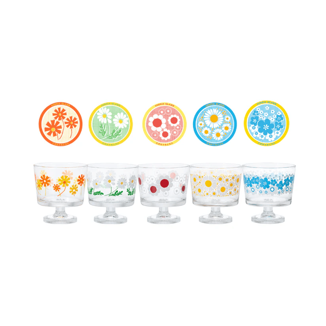 復古昭和風甜點聖代杯