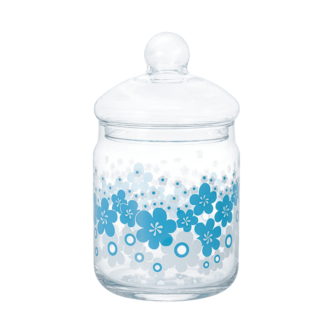 復古昭和風玻璃食物保存罐