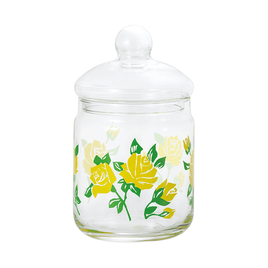 復古昭和風玻璃食物保存罐