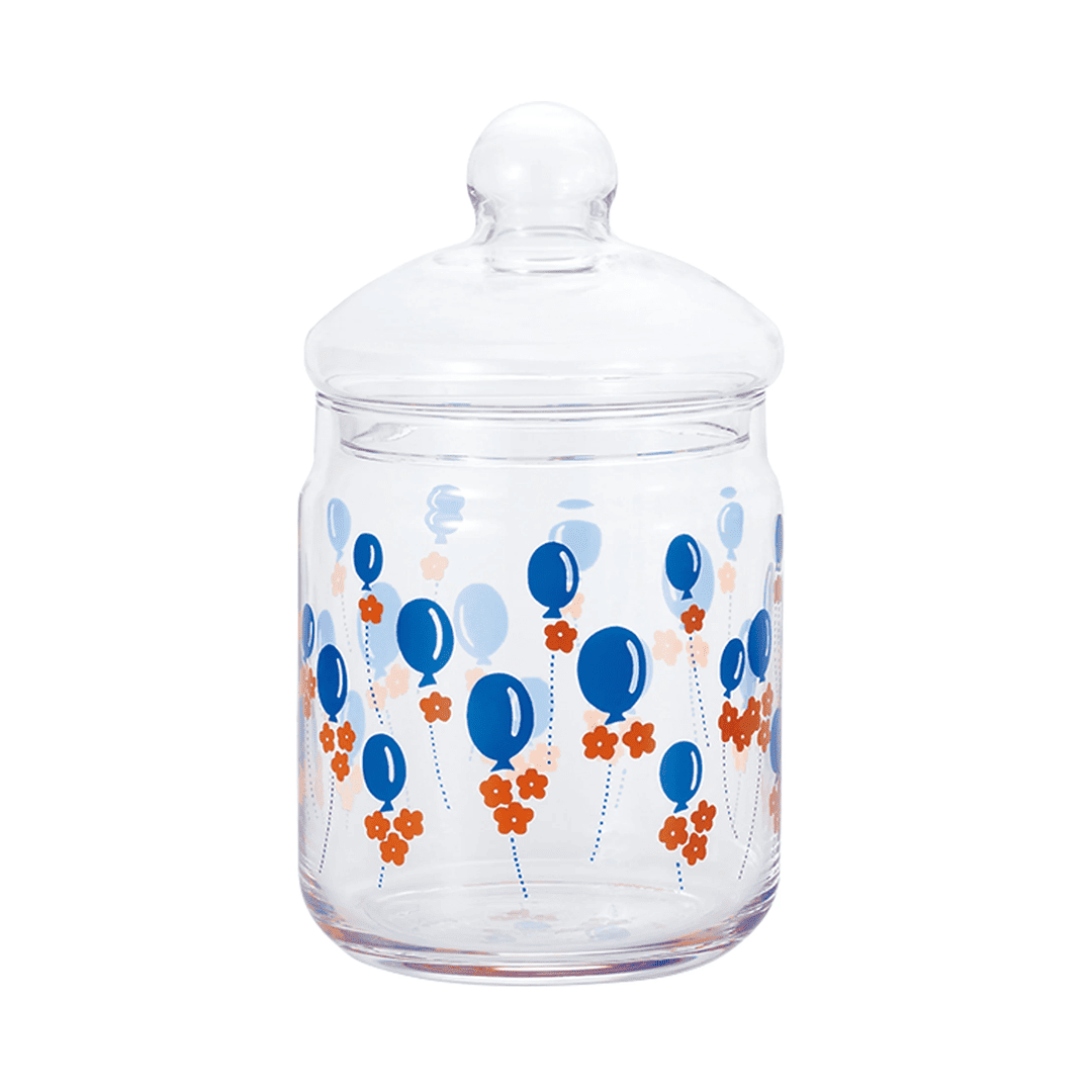 復古昭和風玻璃食物保存罐