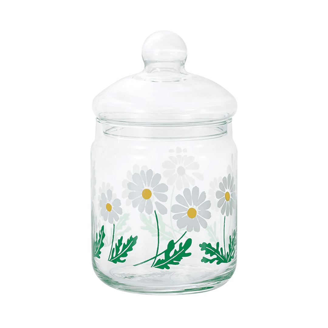 復古昭和風玻璃食物保存罐