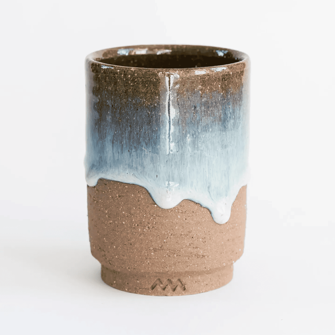 松代燒浪潮茶杯