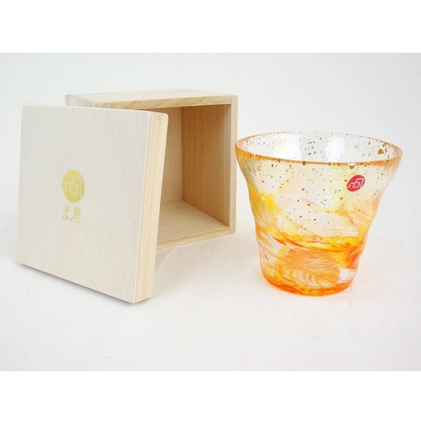 津輕琉璃|冰華金彩 威士忌玻璃杯