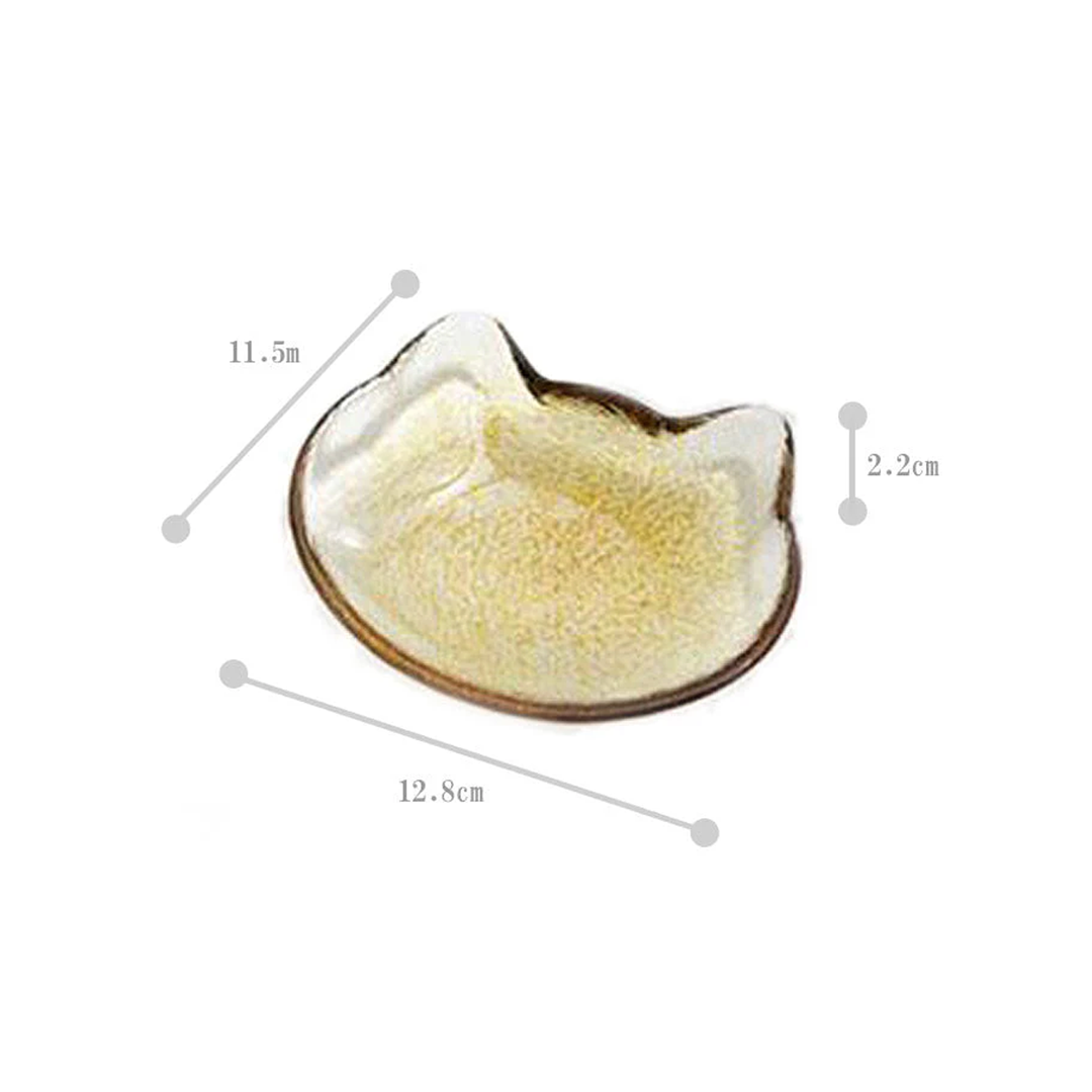 coconeco 貓貓臉玻璃小碟