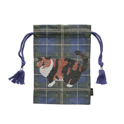 松尾美雪獨家設計貓咪束口袋