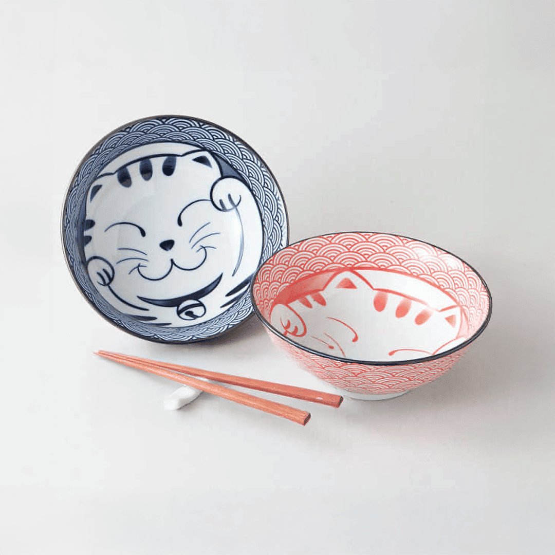 海波招財貓雙丼組