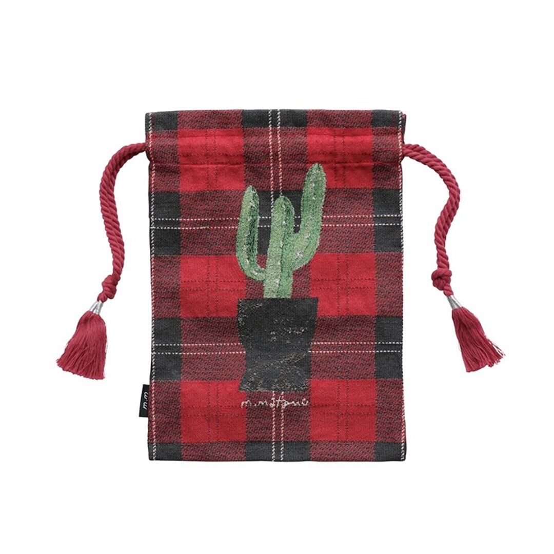 松尾美雪獨家設計貓咪束口袋