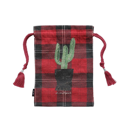 松尾美雪獨家設計貓咪束口袋