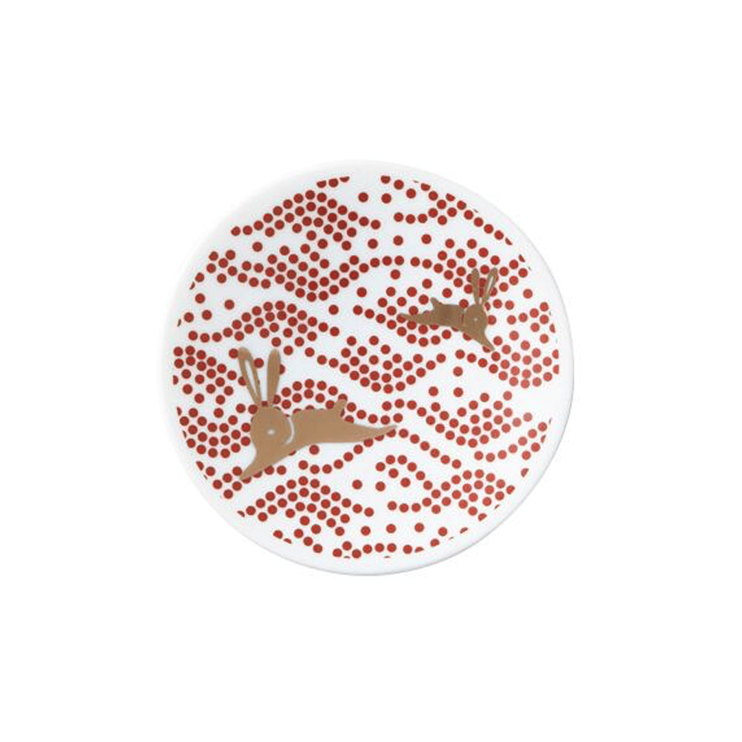 金彩朱華小皿套組