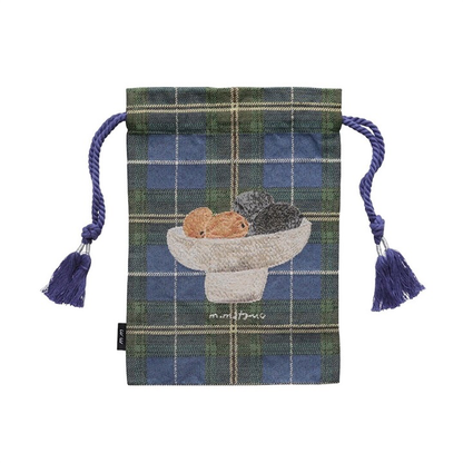 松尾美雪獨家設計貓咪束口袋