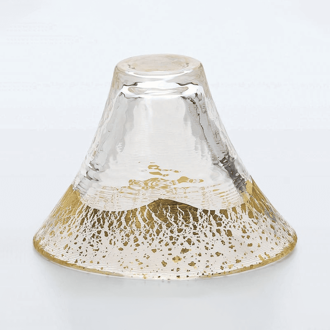 富士山金透酒杯
