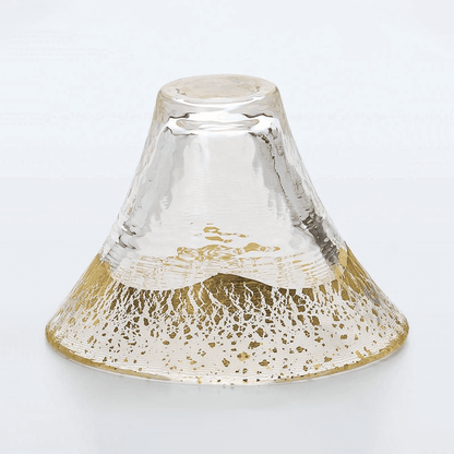 富士山金透酒杯