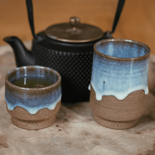松代燒浪潮茶杯