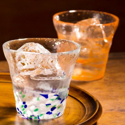津輕琉璃｜冰華金彩 威士忌玻璃杯